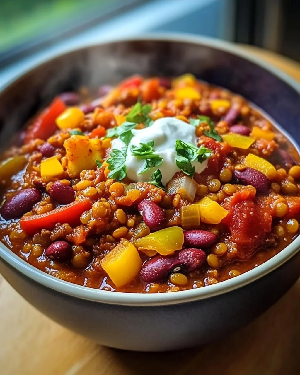 Veganes Chili sin carne