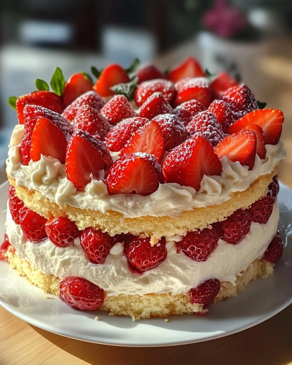 Weltbesten Erdbeerkuchen Rezept