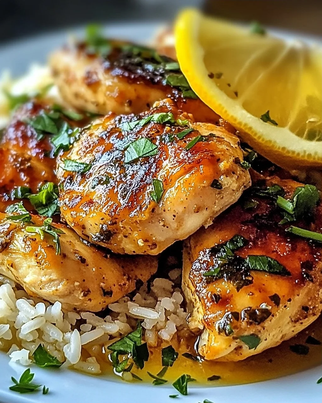 Zartes libanesisches Hähnchen mit würzigem Knoblauch-Zitronen