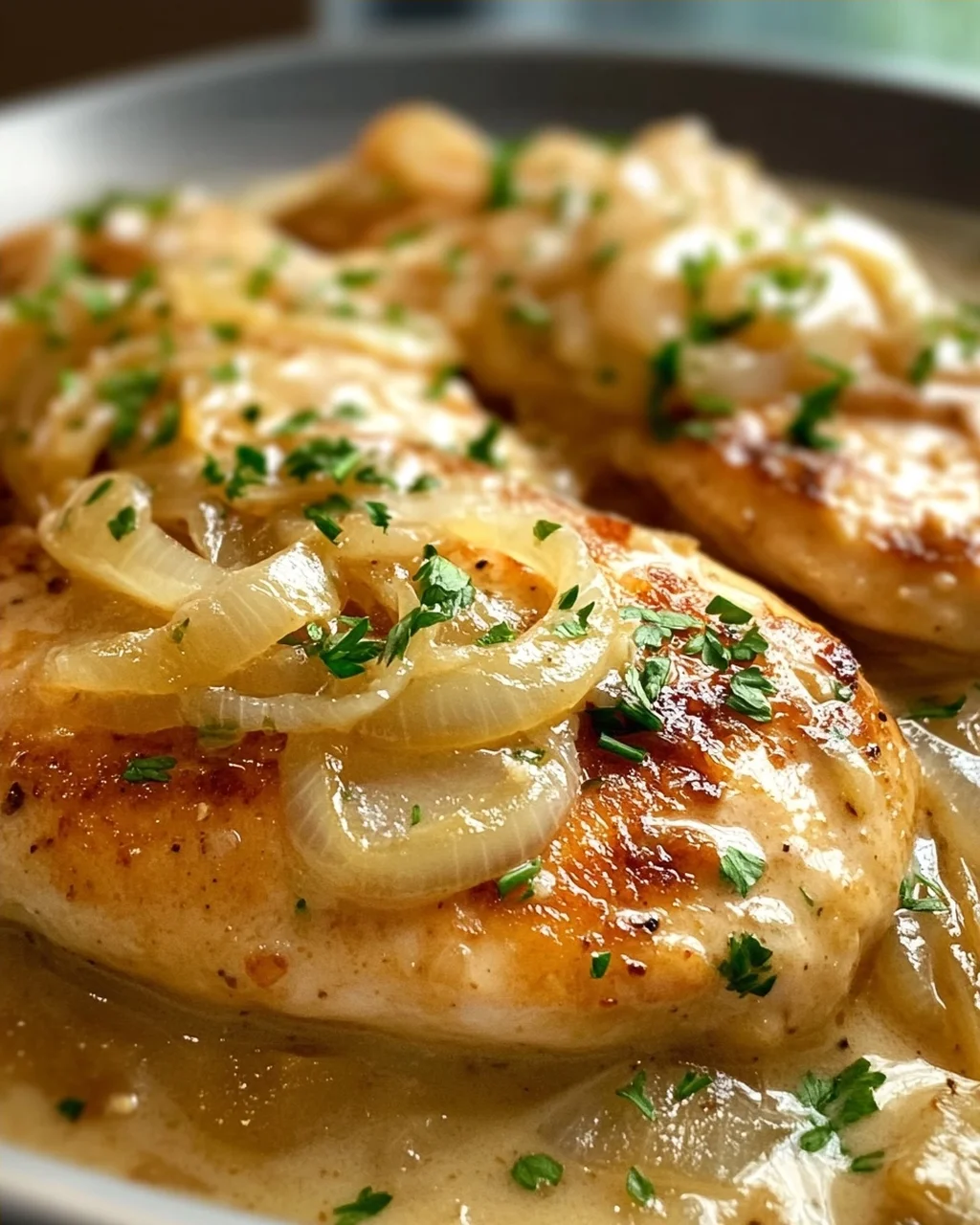 Zwiebel Sahne Hähnchen Rezept – Cremig & einfach lecker!